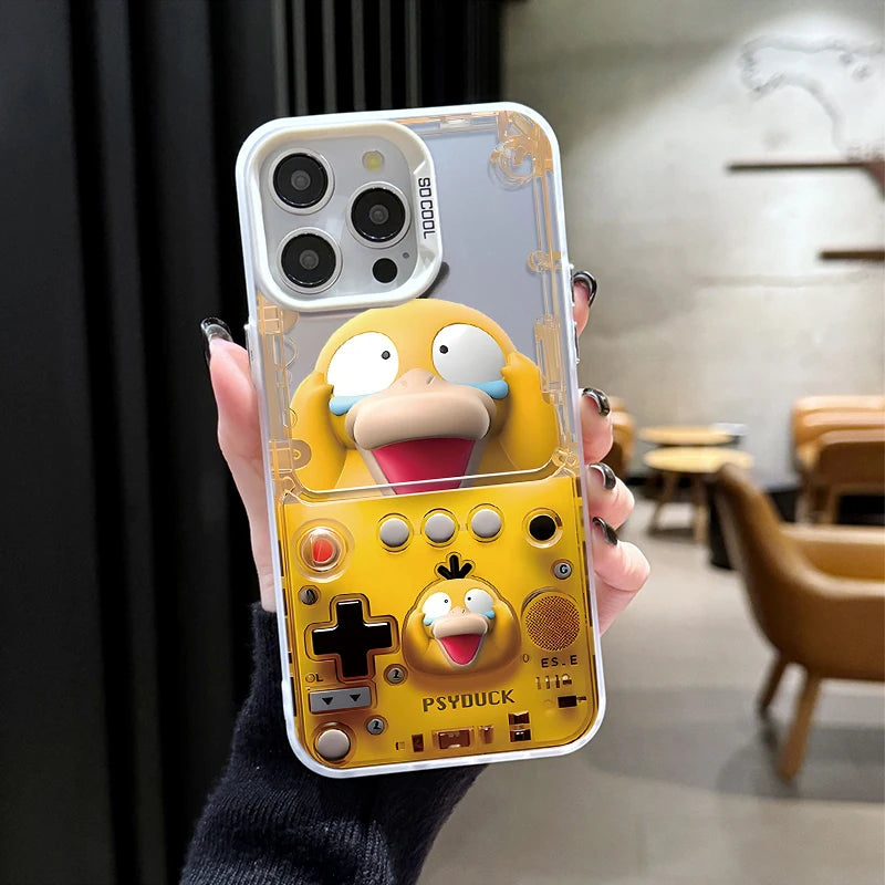 Anime Pikachu P-Pokemon Gengar Hard Phone Case for iPhone 17 16 15 14 13 12 11 Pro Max Plus 17 Air 16E X XR XS Max Back Cover