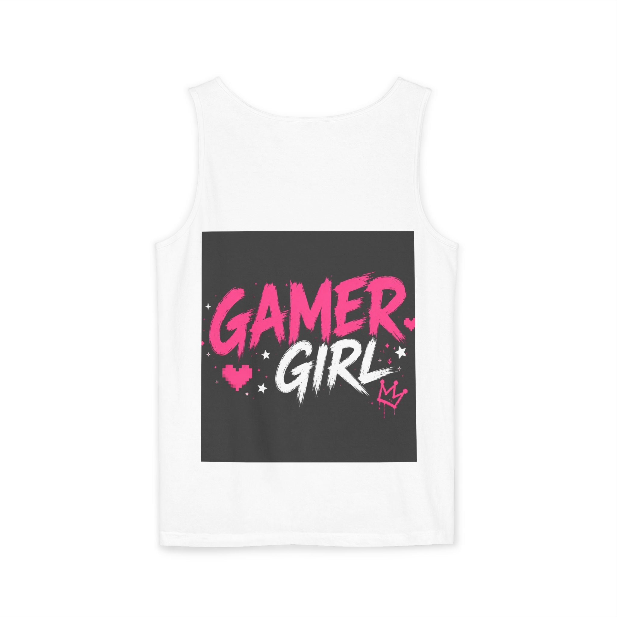 Gamer Girl Tank Top – Retro Neon Gaming Graphic Tank for Women