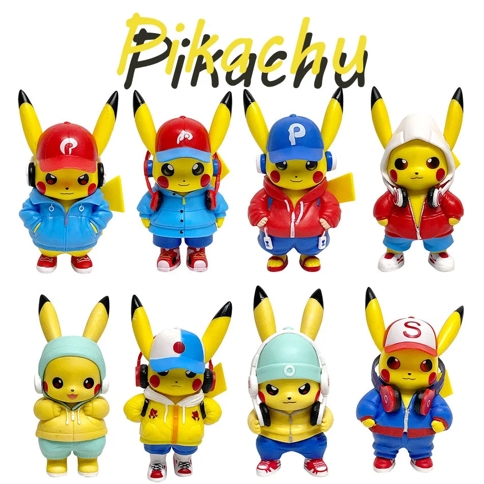 🎵 Musical Pikachu Figurine – Cute Anime Collectible Desk Decoration
