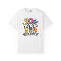 90s Kids Never Grow Up T-Shirt | Retro Nostalgia Graphic Tee