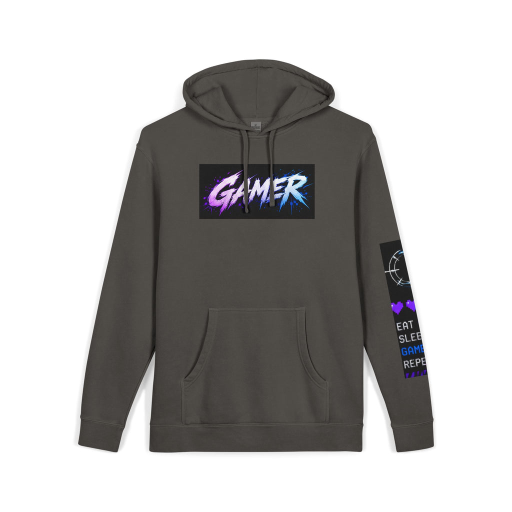 Gamer Graphic Hoodie – Retro Neon Anime Gamer Pullover