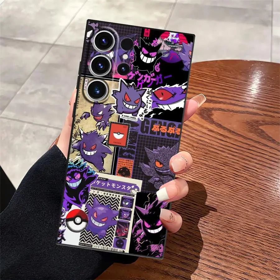 Cartoon Pokémon Phone Case for Samsung Galaxy – Cute Protective Cover for Fans