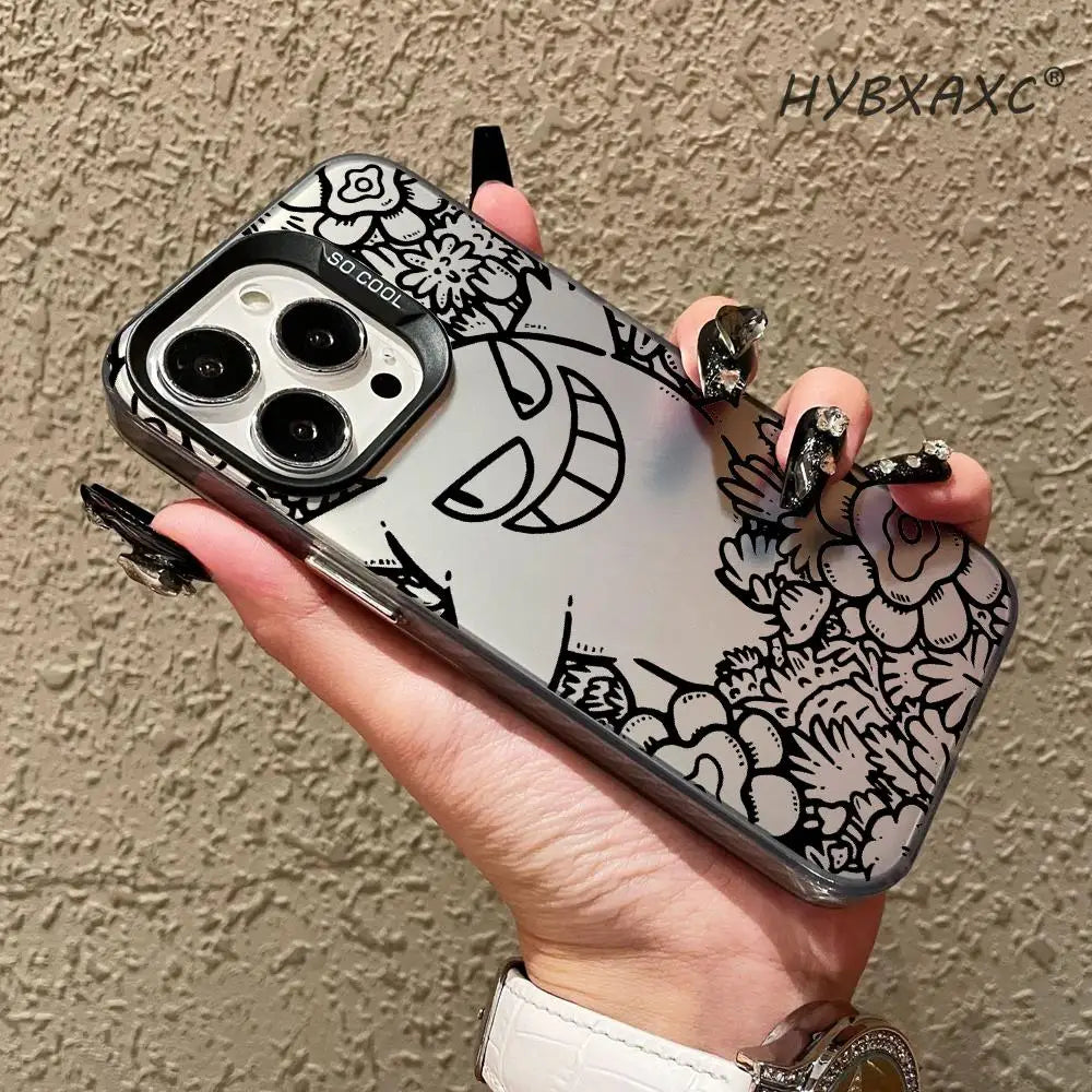 Cute Floral Gengar Pokémon Phone Case – iPhone Series