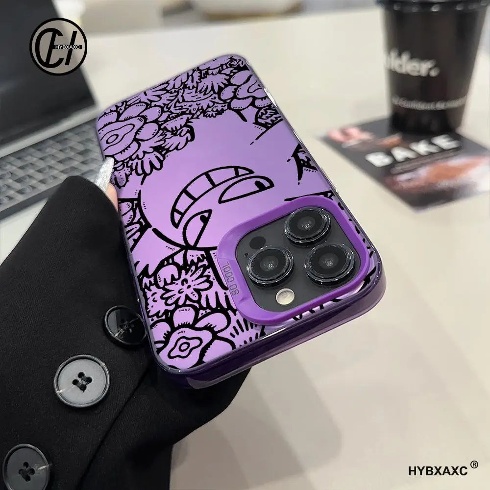 Cute Floral Gengar Pokémon Phone Case – iPhone Series