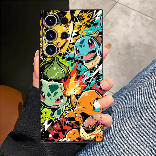 Cartoon Pokémon Phone Case for Samsung Galaxy – Cute Protective Cover for Fans