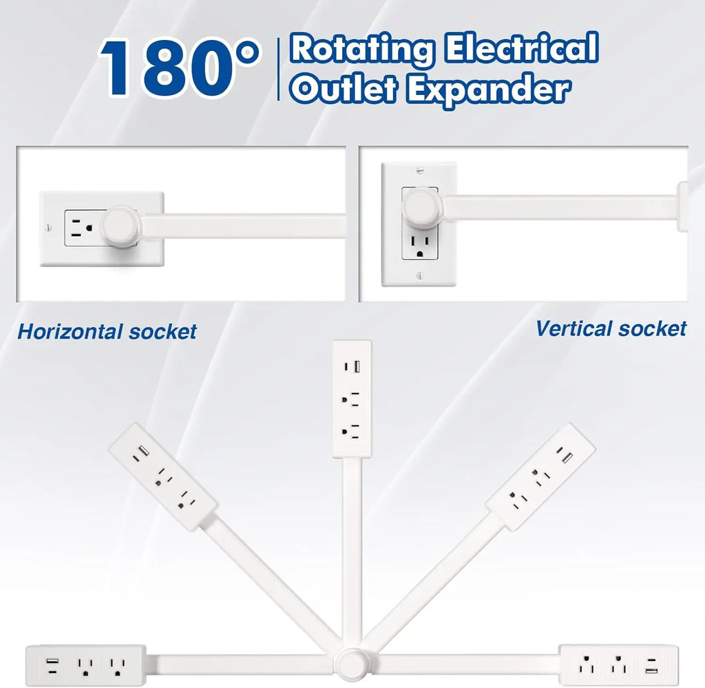 🔌 Extendable Outlet Extender Stick – Bring Power Anywhere You Need It