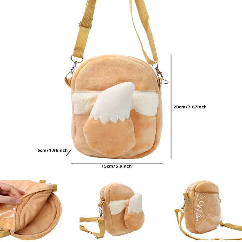 Pokémon Plush Backpack – Gengar, Mimikyu, Snorlax, Lucario & More Anime Character Bags