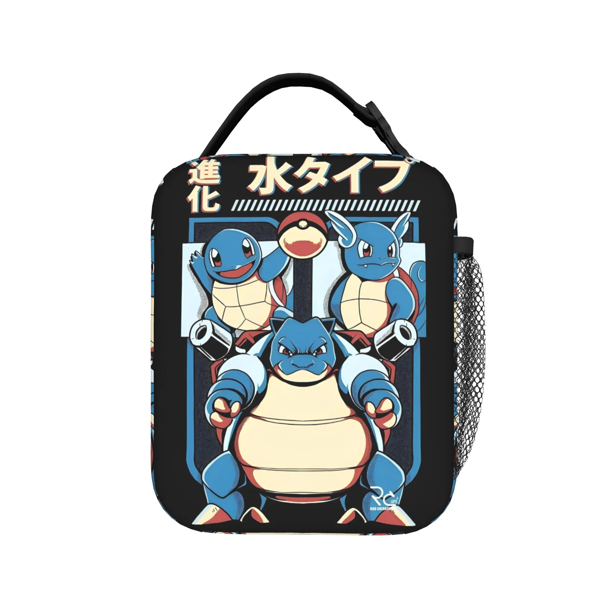 Pokemon Charmander Evolutions Insulated Lunch Bags Cooler Bag Lunch Container  Portable Tote Lunch Box Food Storage Bags School.