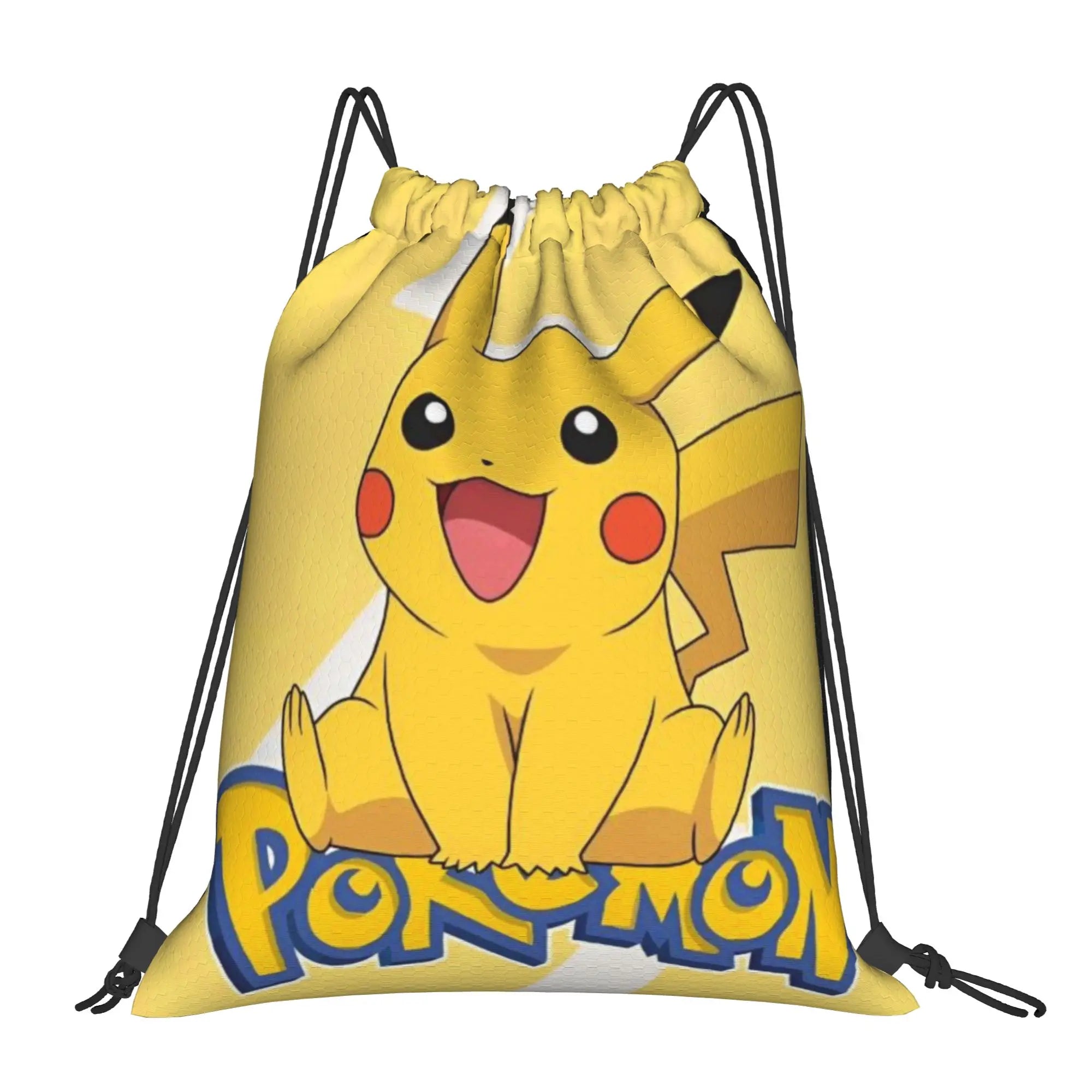 gym Pouch pokemon  Drawstring Bags Gym Unisex Storage Organize Bundle Pocket Rope Bag.