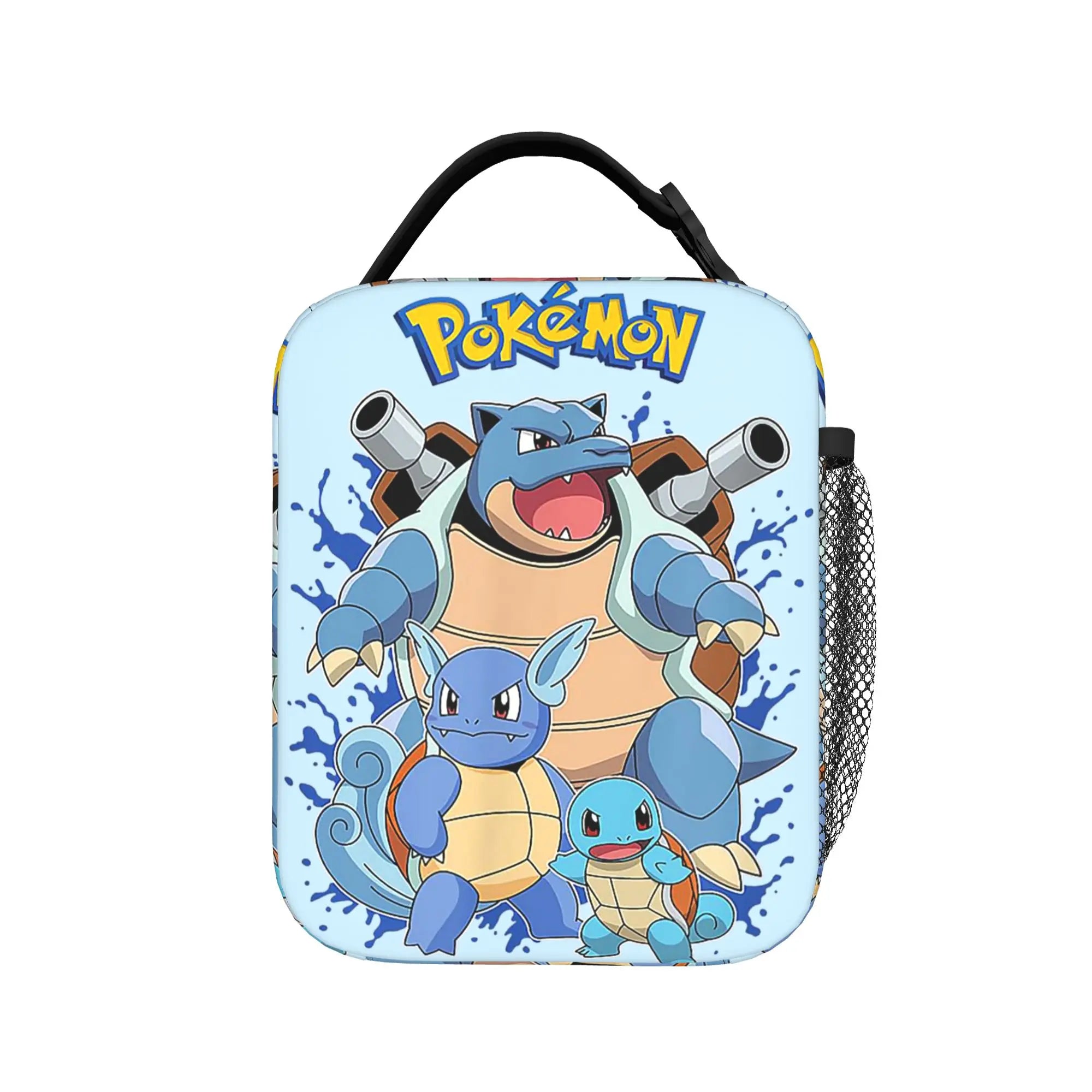 Pokemon Charmander Evolutions Insulated Lunch Bags Cooler Bag Lunch Container  Portable Tote Lunch Box Food Storage Bags School.