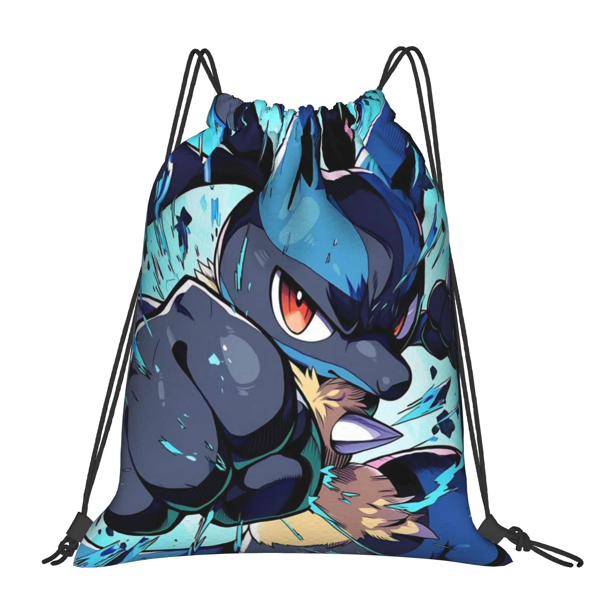 gym Pouch pokemon  Drawstring Bags Gym Unisex Storage Organize Bundle Pocket Rope Bag.