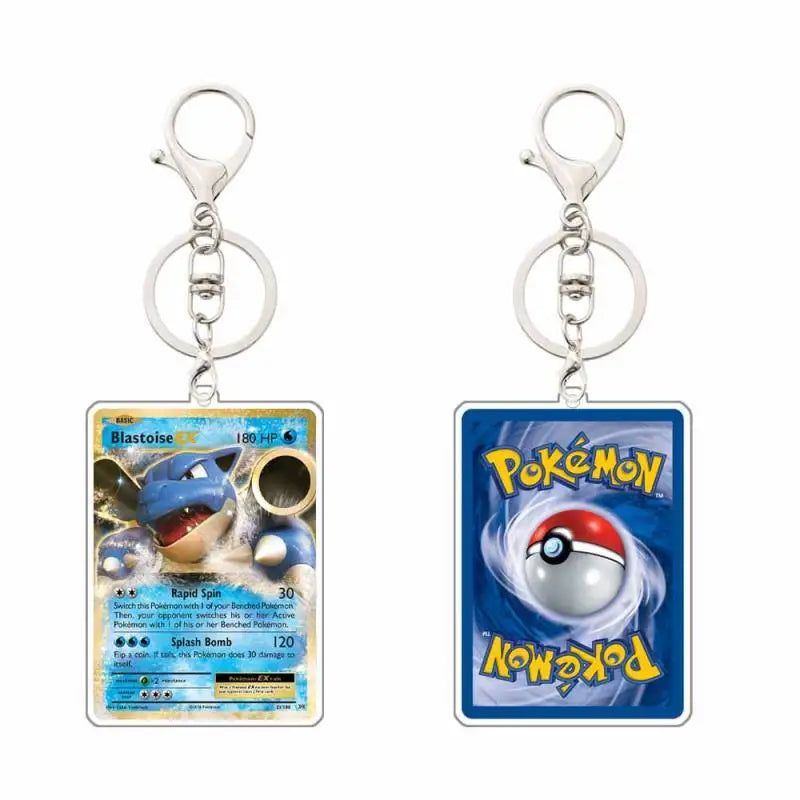 Pokémon Game Card Acrylic Keychain – Collect Your Favorite Pokémon Anywhere!