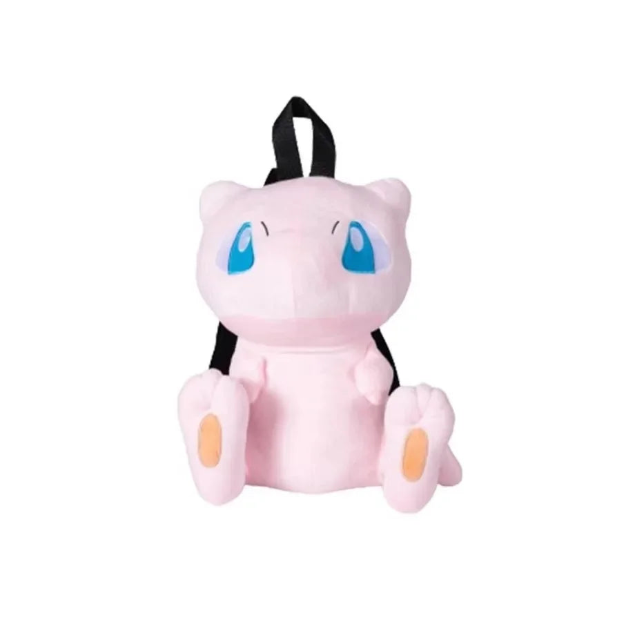 Pokemon Cute Backpack Kawaii Japanese Style Plush Bag Genger Mimikyu Eevee Snorlax Backpack Schoolbag Cosplay Props Fashion Gift.