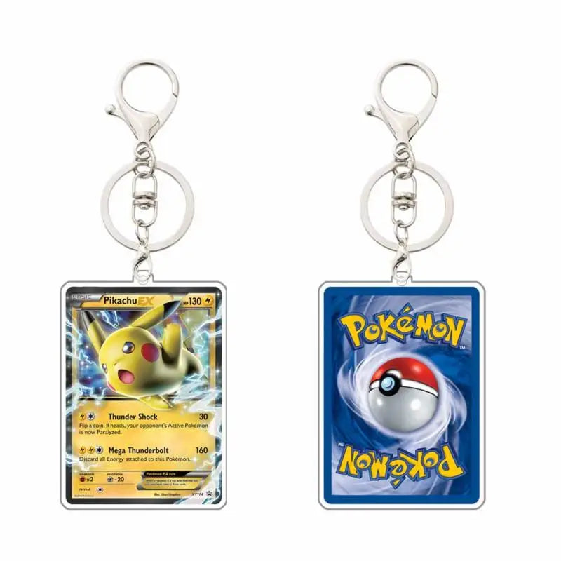 Pokémon Game Card Acrylic Keychain – Collect Your Favorite Pokémon Anywhere!
