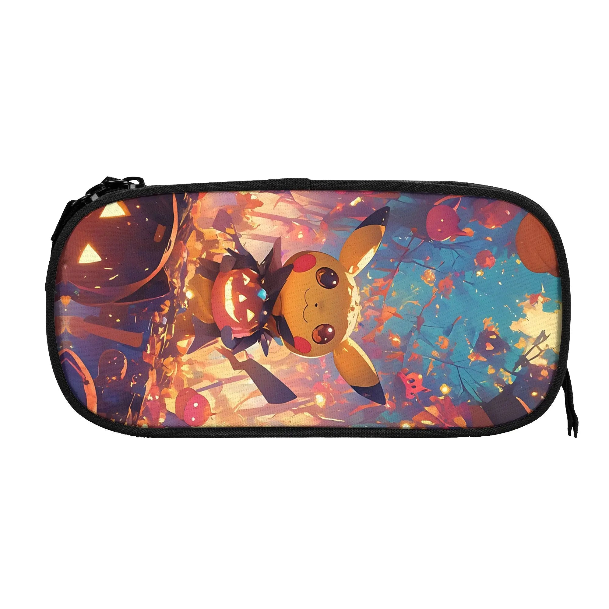 Custom Pokemon Mega Charizard X Blue Flame Large Capacity Bags for Child  School Pencil Bag for Boys Gilrs Kids.