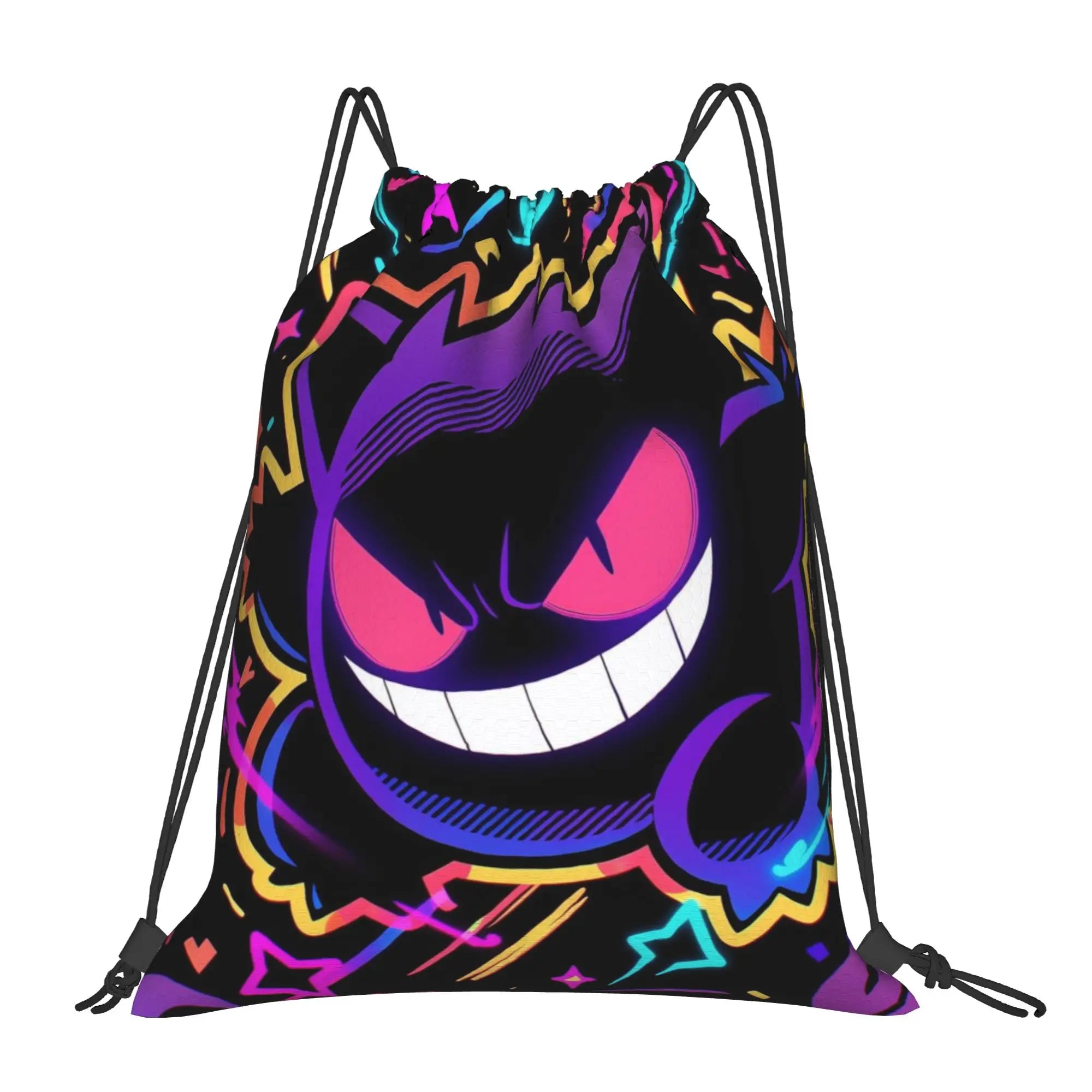gym Pouch pokemon  Drawstring Bags Gym Unisex Storage Organize Bundle Pocket Rope Bag.