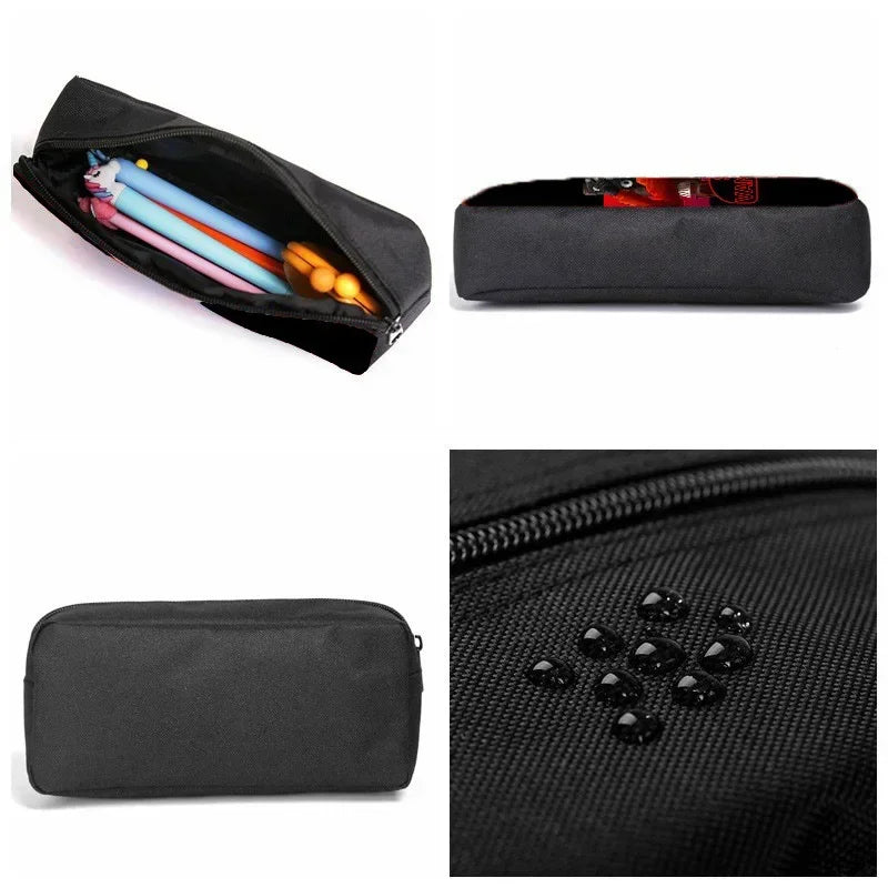 3-Piece Set Pokemon Cartoon School Bags for Boys Girls School Backpack Light Weight Durable Backpack Crossbody Bag Pencil Case.