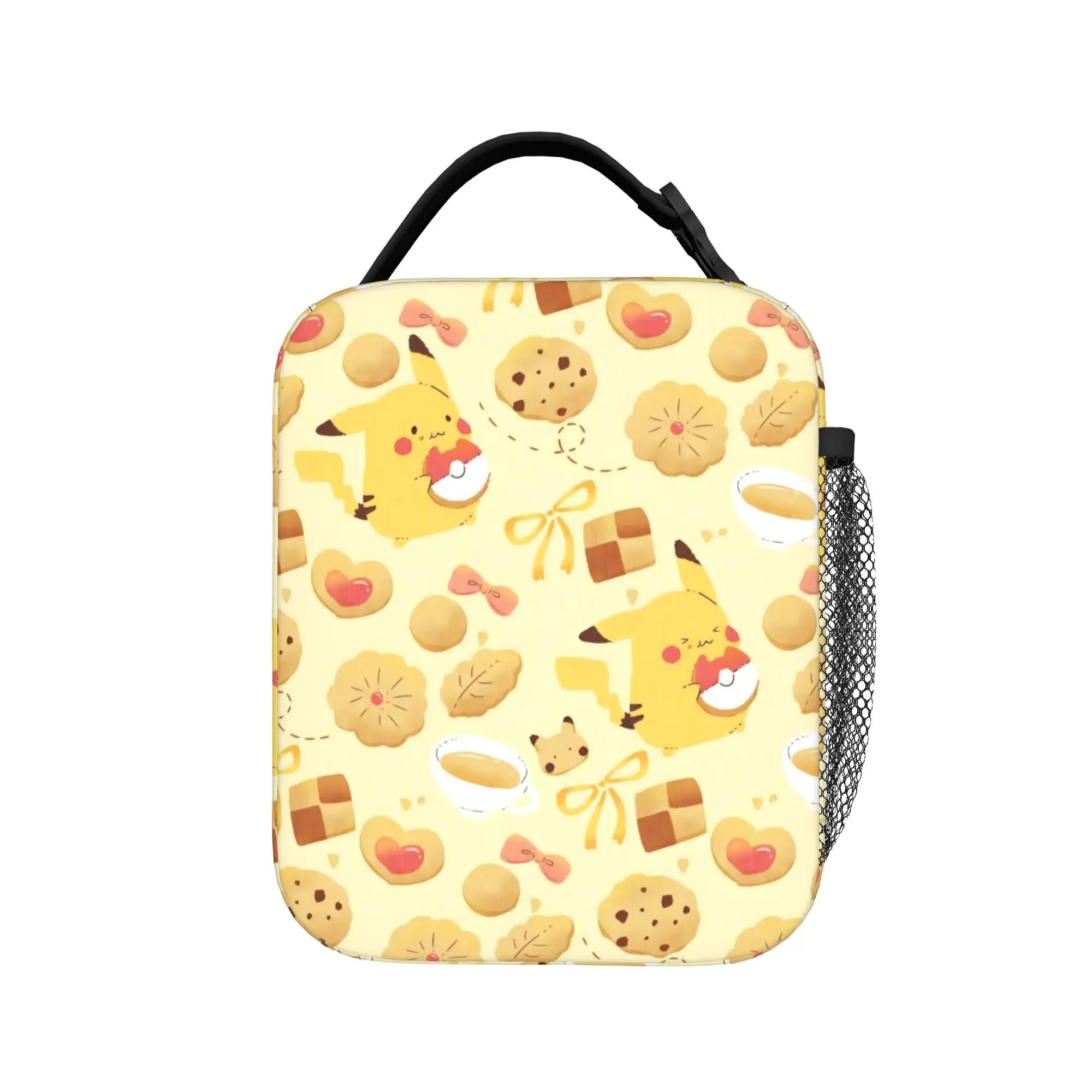 Pokemon Charmander Evolutions Insulated Lunch Bags Cooler Bag Lunch Container  Portable Tote Lunch Box Food Storage Bags School.