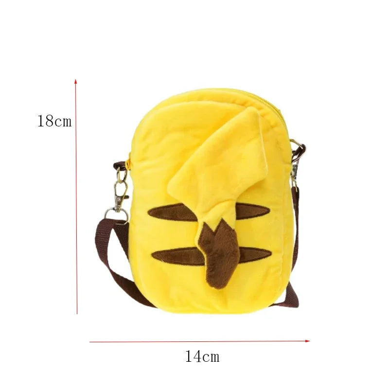 Pokémon Plush Backpack – Gengar, Mimikyu, Snorlax, Lucario & More Anime Character Bags