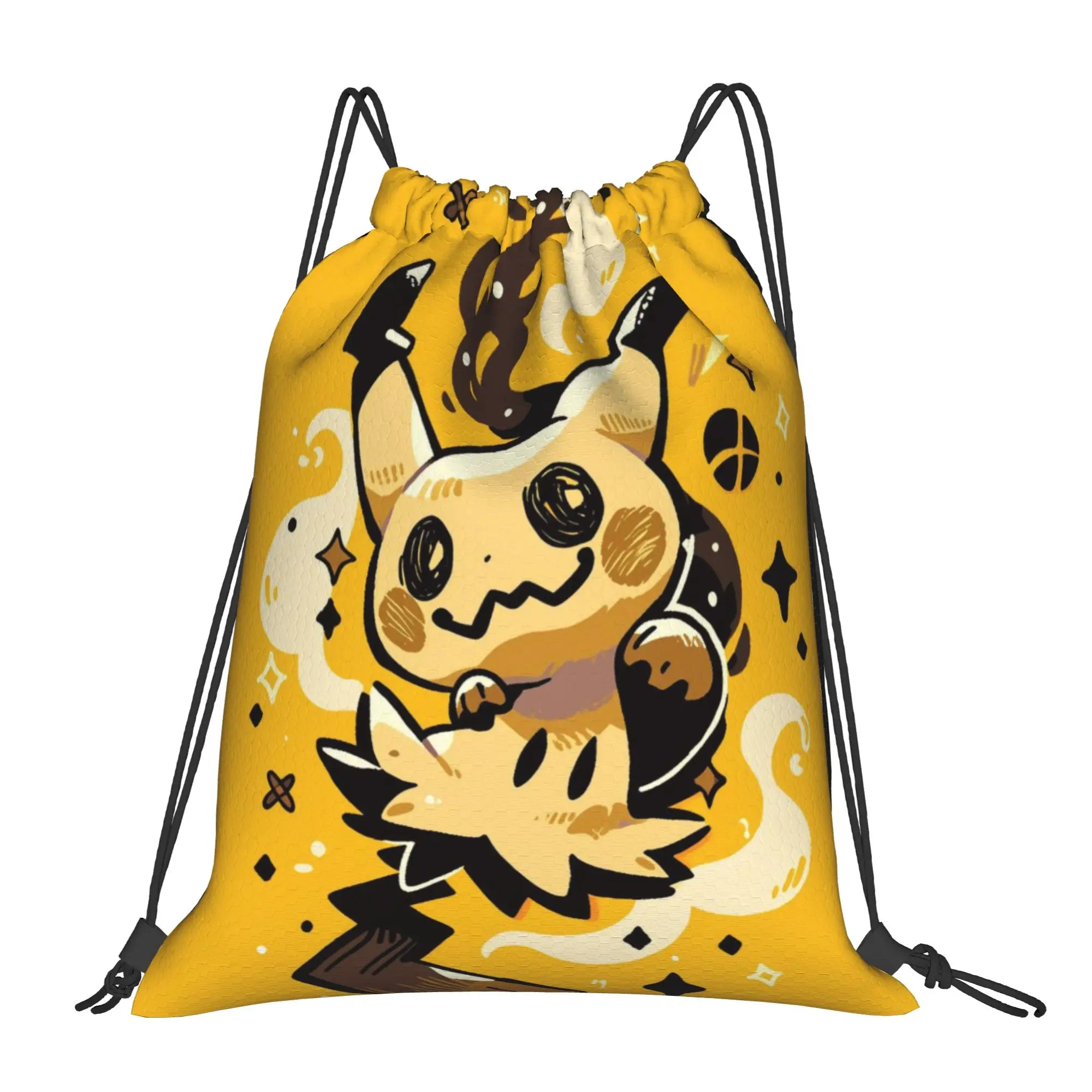 gym Pouch pokemon  Drawstring Bags Gym Unisex Storage Organize Bundle Pocket Rope Bag.