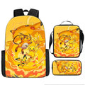 Kids Bag, Pokemon Anime, 3pcs Backpack Set Classic Monsters Pikachu Raichu Pichu Cute Colorful Print Waterproof Student Scho.