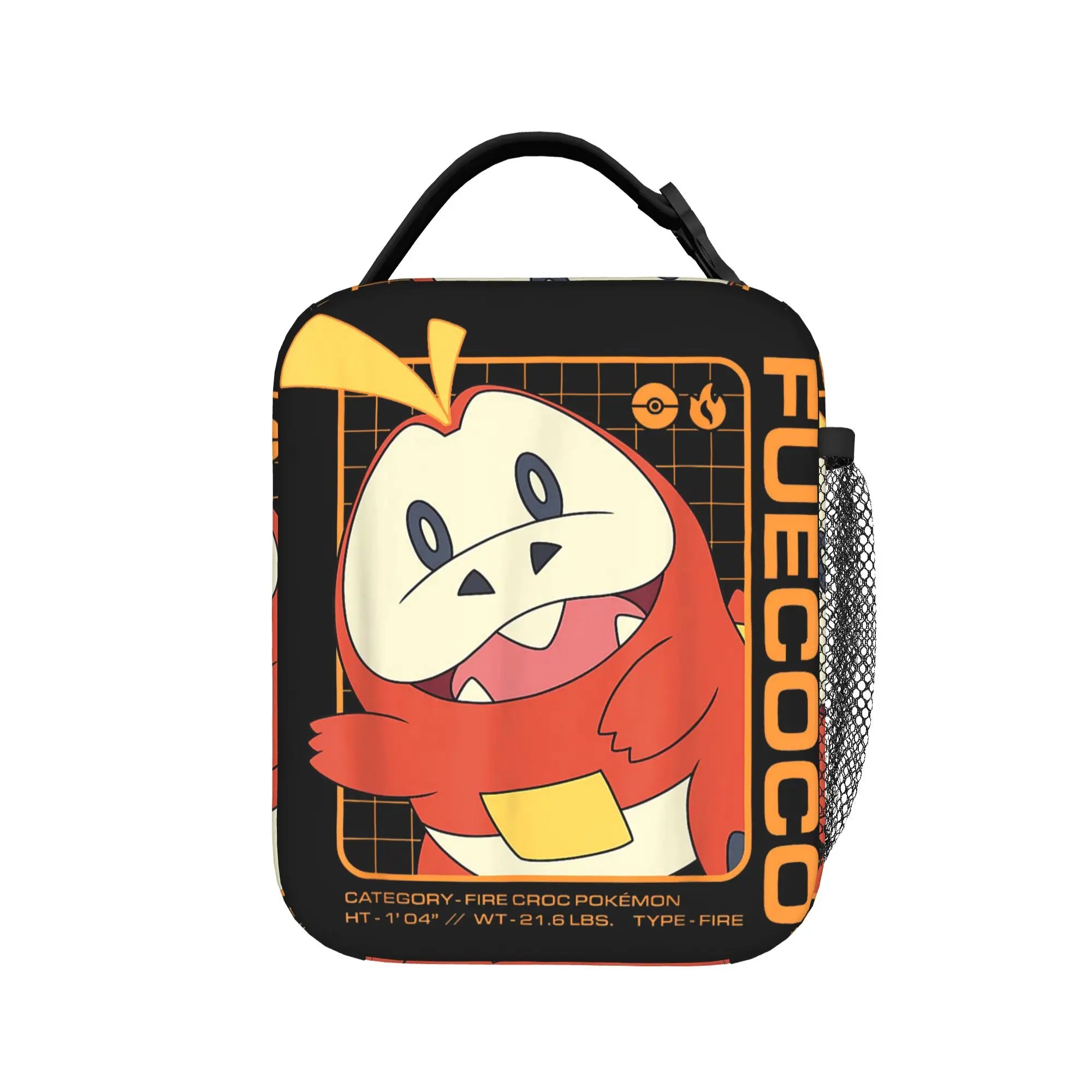 Pokemon Charmander Evolutions Insulated Lunch Bags Cooler Bag Lunch Container  Portable Tote Lunch Box Food Storage Bags School.