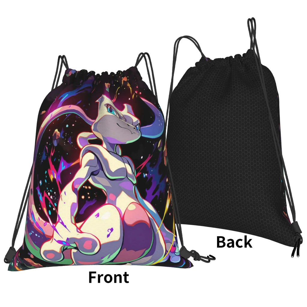 gym Pouch pokemon  Drawstring Bags Gym Unisex Storage Organize Bundle Pocket Rope Bag.