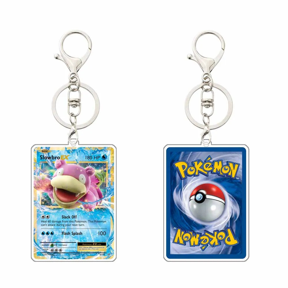 Pokémon Game Card Acrylic Keychain – Collect Your Favorite Pokémon Anywhere!