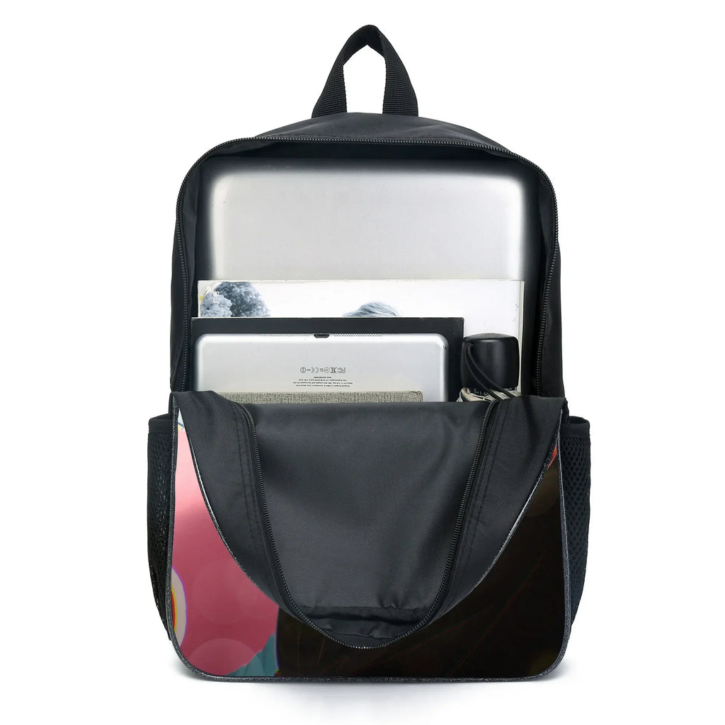 3-Piece Set Pokemon Cartoon School Bags for Boys Girls School Backpack Light Weight Durable Backpack Crossbody Bag Pencil Case.