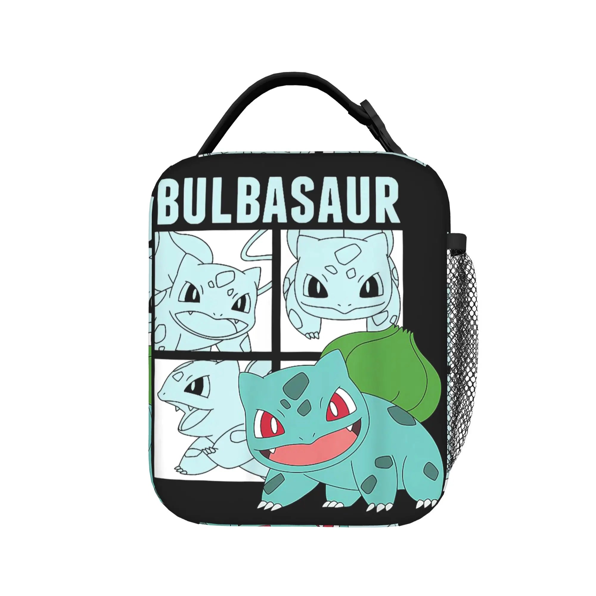 Pokemon Charmander Evolutions Insulated Lunch Bags Cooler Bag Lunch Container  Portable Tote Lunch Box Food Storage Bags School.