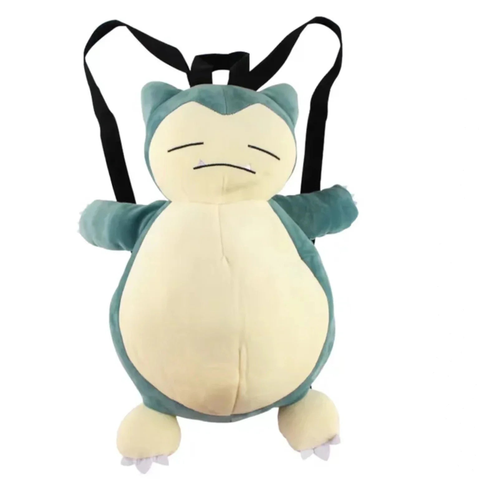 Pokemon Cute Backpack Kawaii Japanese Style Plush Bag Genger Mimikyu Eevee Snorlax Backpack Schoolbag Cosplay Props Fashion Gift.