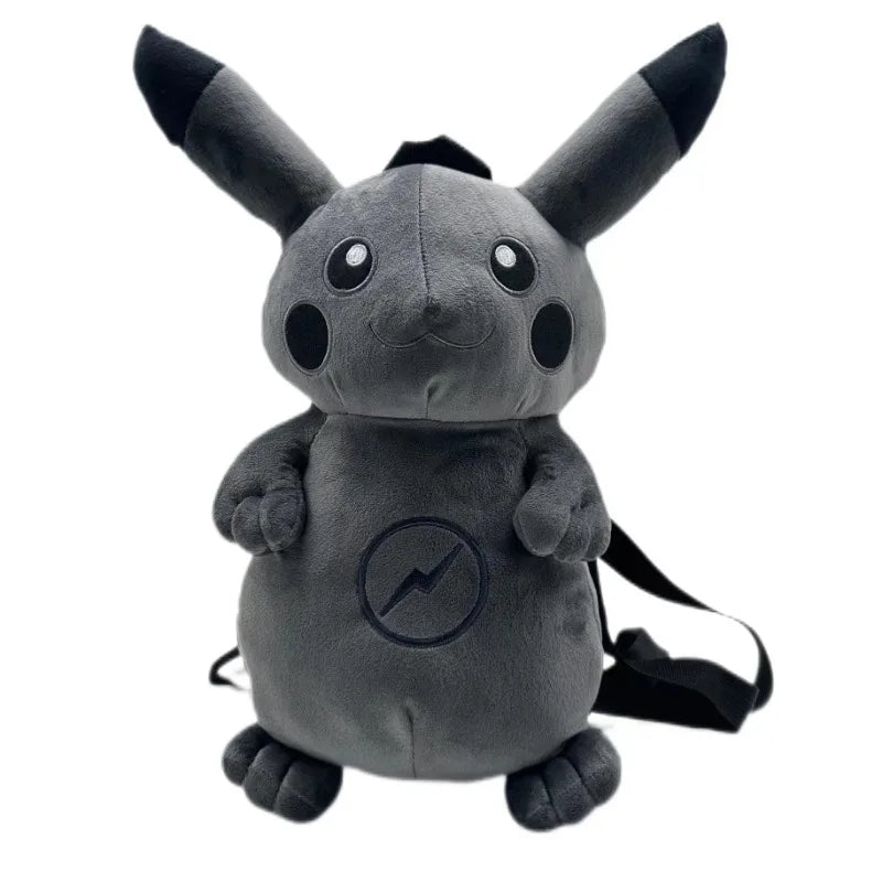 Pokemon Cute Backpack Kawaii Japanese Style Plush Bag Genger Mimikyu Eevee Snorlax Backpack Schoolbag Cosplay Props Fashion Gift.