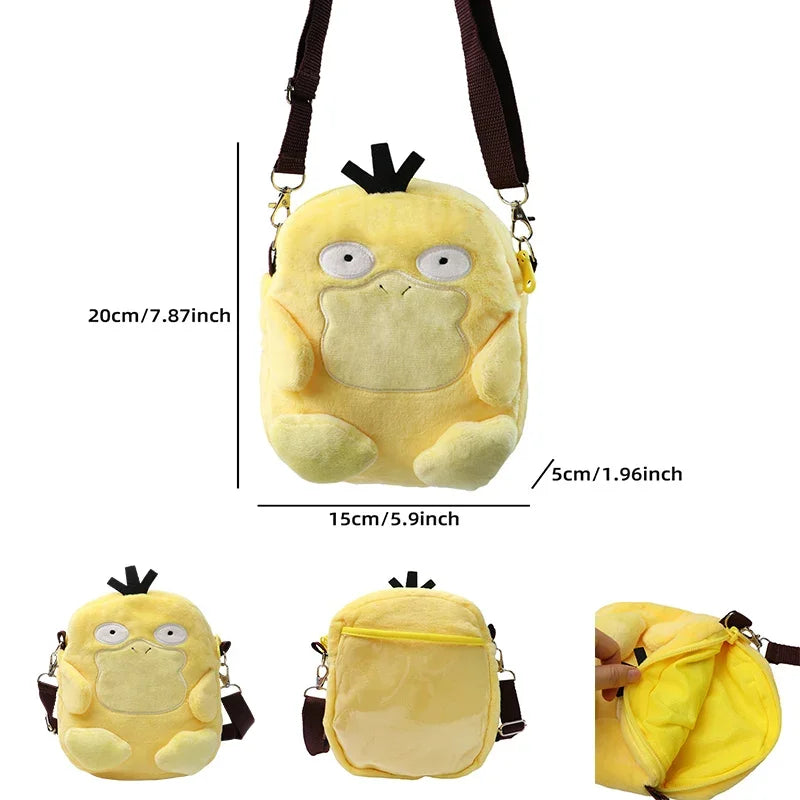Pokémon Plush Backpack – Gengar, Mimikyu, Snorlax, Lucario & More Anime Character Bags