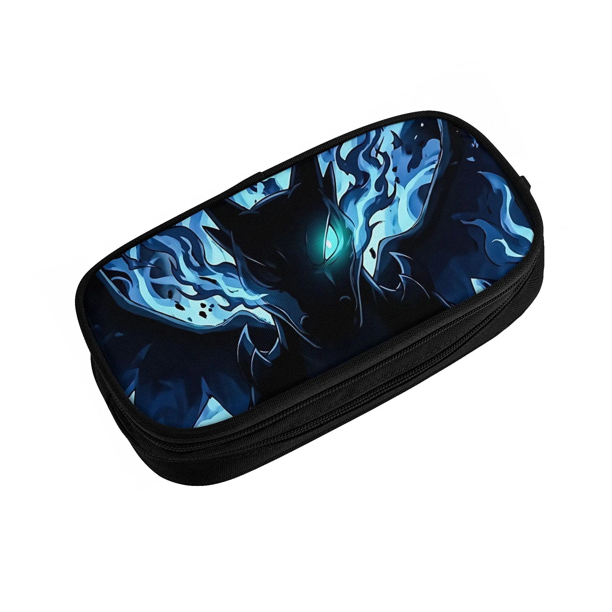 Custom Pokemon Mega Charizard X Blue Flame Large Capacity Bags for Child  School Pencil Bag for Boys Gilrs Kids.