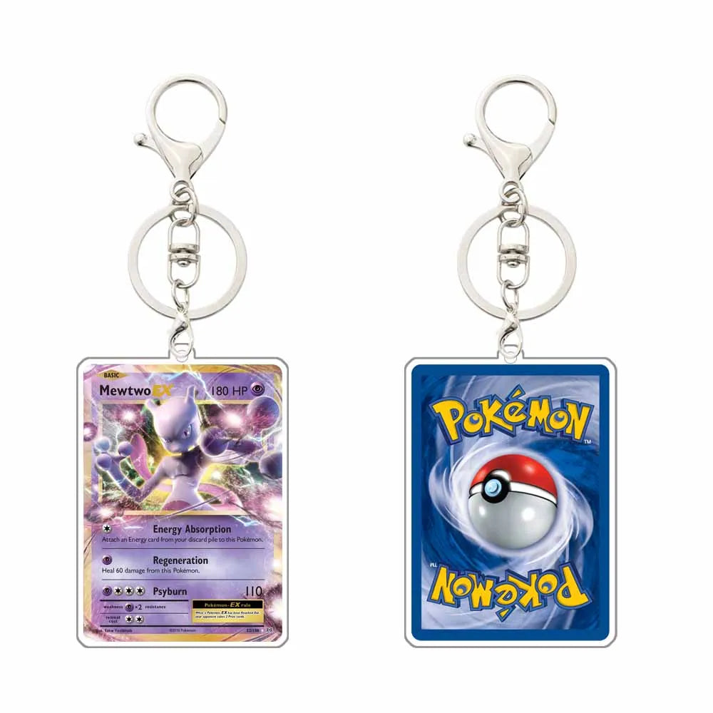 Pokémon Game Card Acrylic Keychain – Collect Your Favorite Pokémon Anywhere!