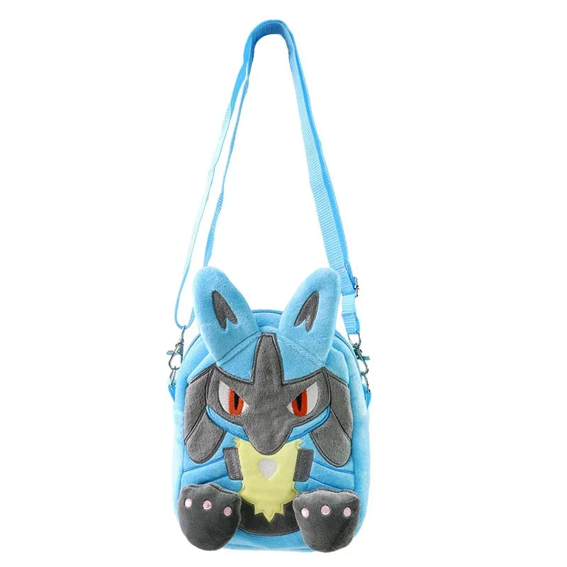 Pokémon Plush Backpack – Gengar, Mimikyu, Snorlax, Lucario & More Anime Character Bags