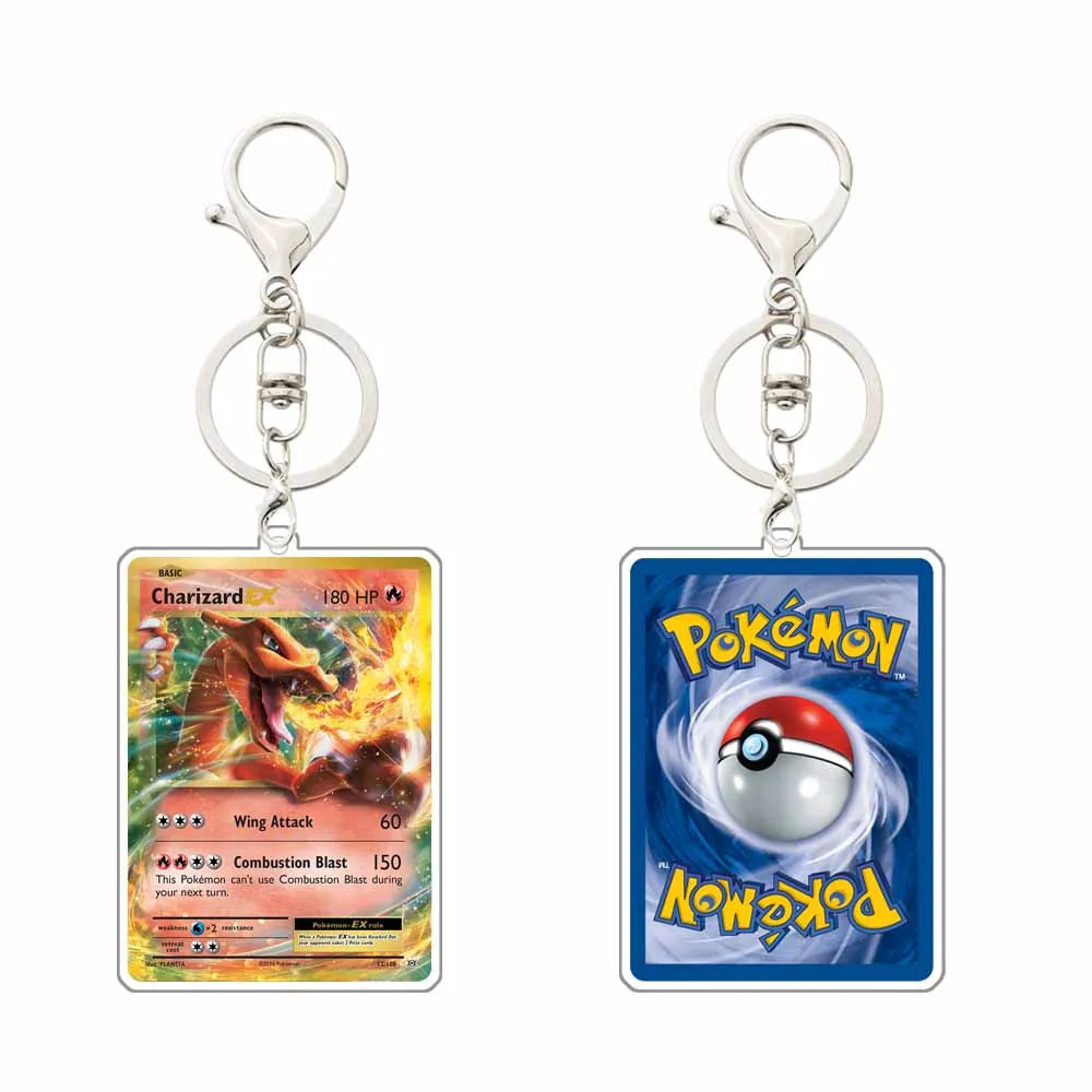 Pokémon Game Card Acrylic Keychain – Collect Your Favorite Pokémon Anywhere!
