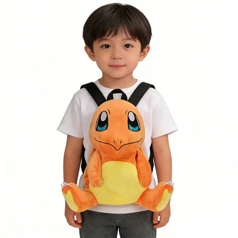 Pokemon Plush Doll Backpacks Cosplay Charizard Gengar Eevee Stuffed Toy Bags Cute Cartoon Backpacks for Kids Toys.