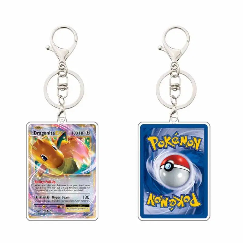 Pokémon Game Card Acrylic Keychain – Collect Your Favorite Pokémon Anywhere!
