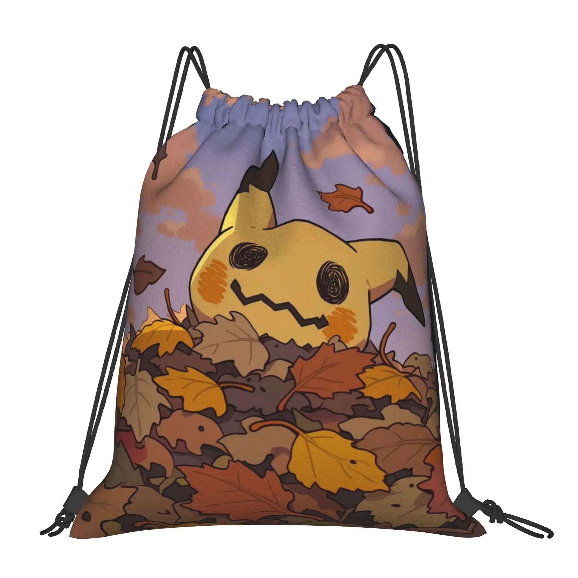 gym Pouch pokemon  Drawstring Bags Gym Unisex Storage Organize Bundle Pocket Rope Bag.