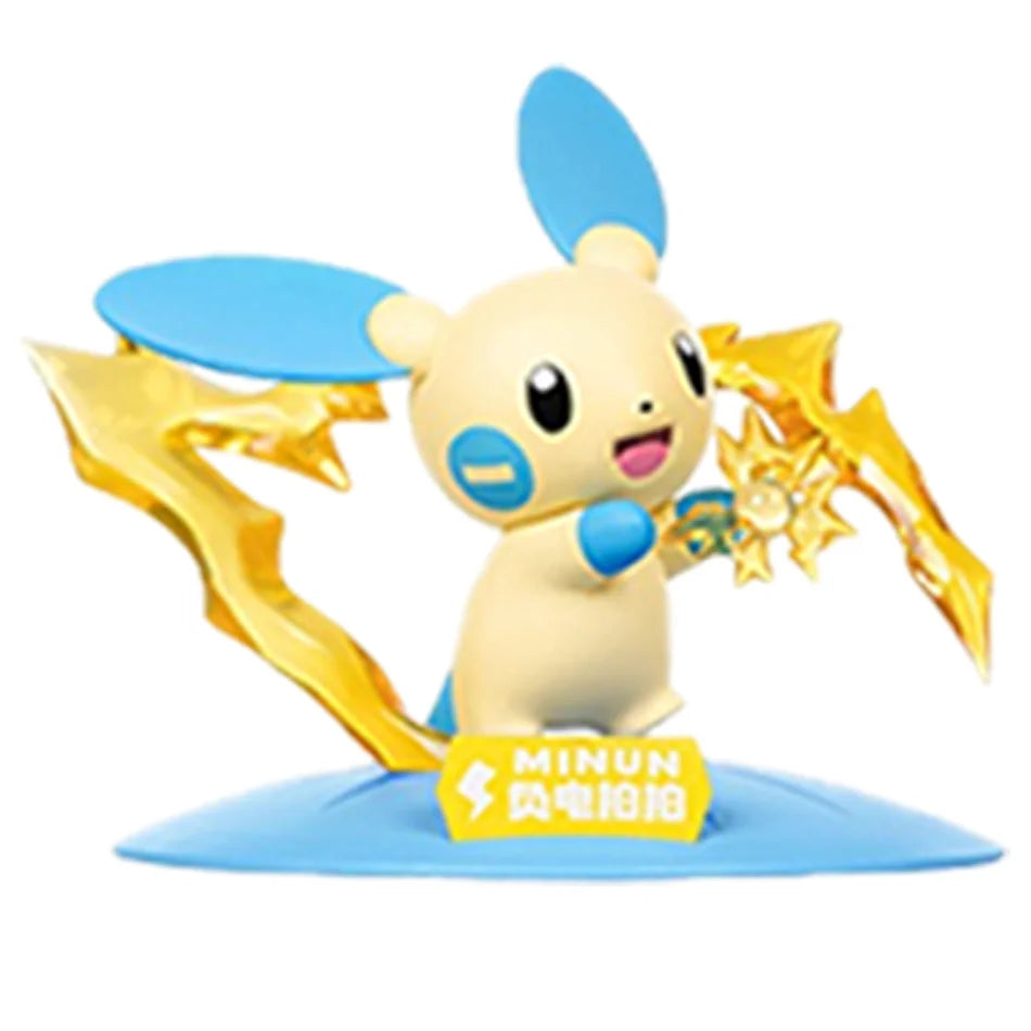 12 style Pok é mon Action Dolls Pikachu Blind Box Anime Models Desktop Decorations Pok é mon Toys Children's Birthday Gifts.