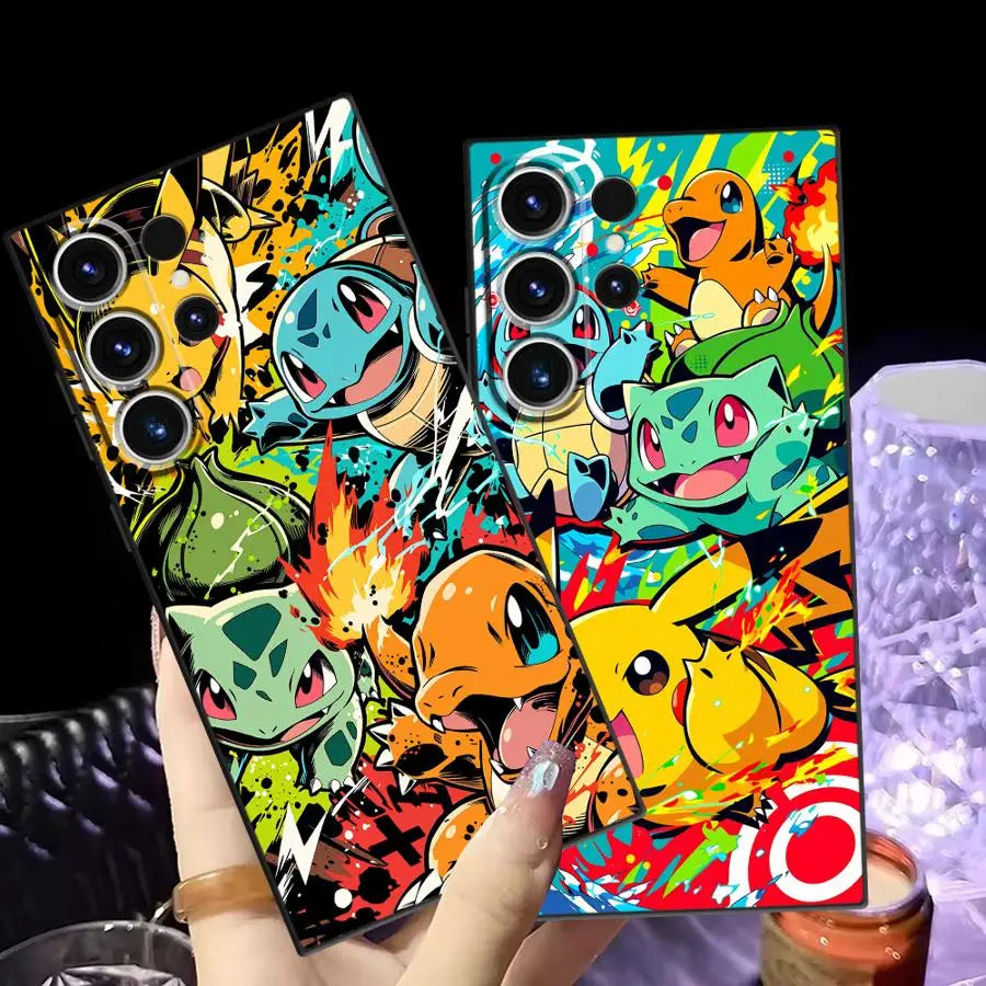 Cartoon Pokémon Phone Case for Samsung Galaxy – Cute Protective Cover for Fans