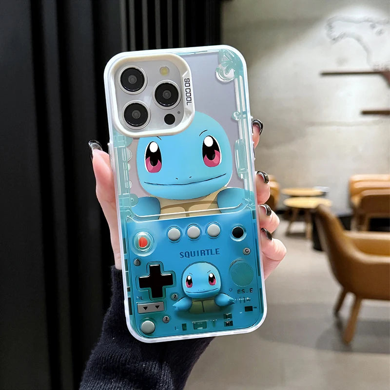 Anime Pikachu P-Pokemon Gengar Hard Phone Case for iPhone 17 16 15 14 13 12 11 Pro Max Plus 17 Air 16E X XR XS Max Back Cover