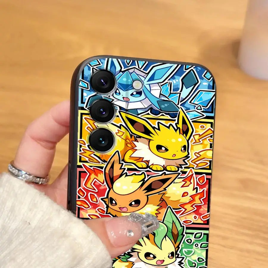 Cartoon Pokémon Phone Case for Samsung Galaxy – Cute Protective Cover for Fans