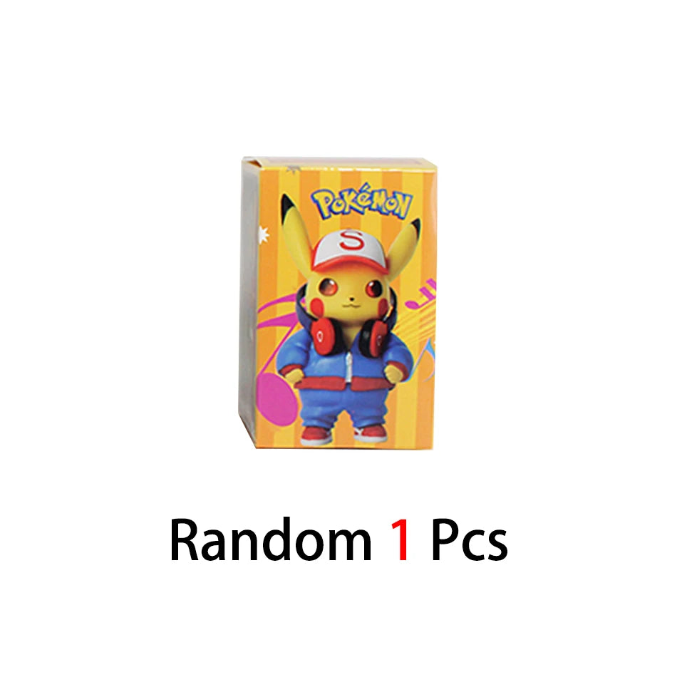 🎵 Musical Pikachu Figurine – Cute Anime Collectible Desk Decoration