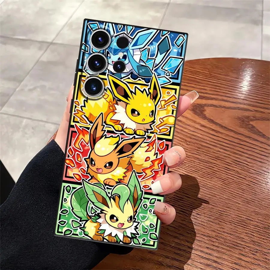 Cartoon Pokémon Phone Case for Samsung Galaxy – Cute Protective Cover for Fans