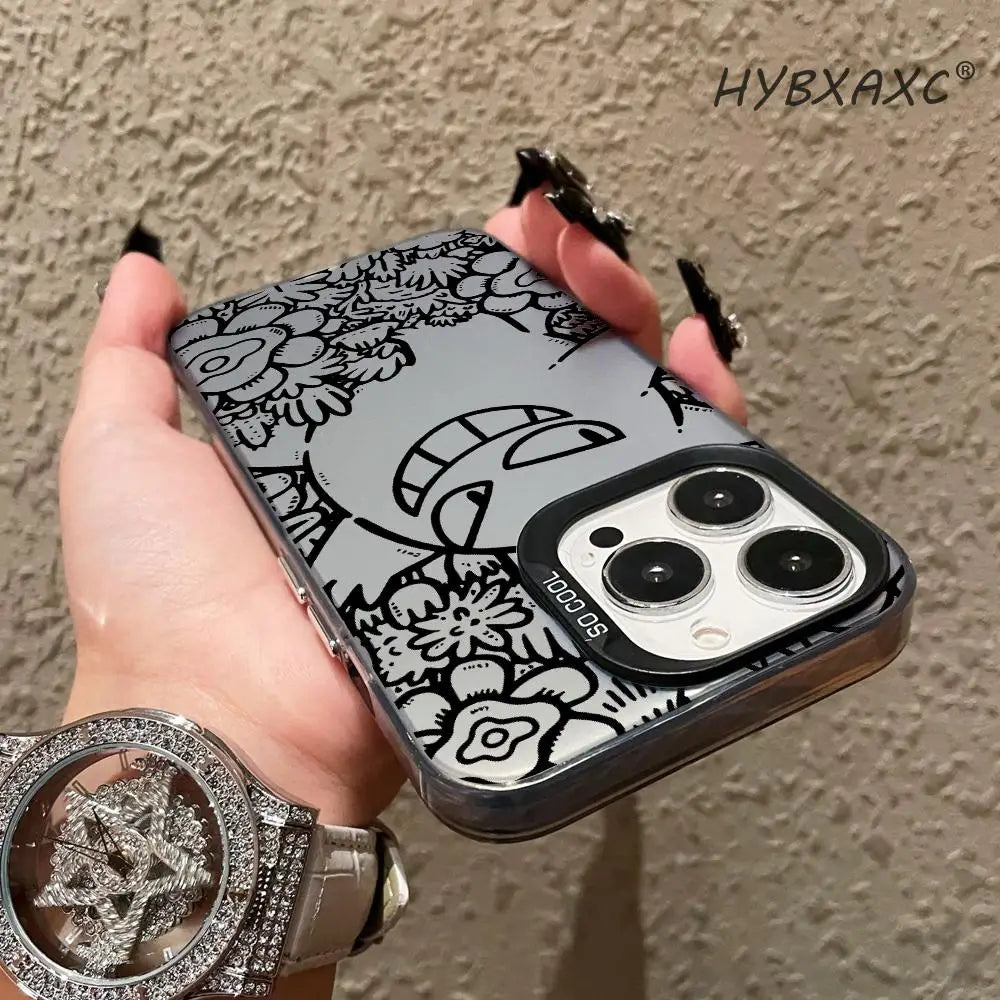 Cute Floral Gengar Pokémon Phone Case – iPhone Series