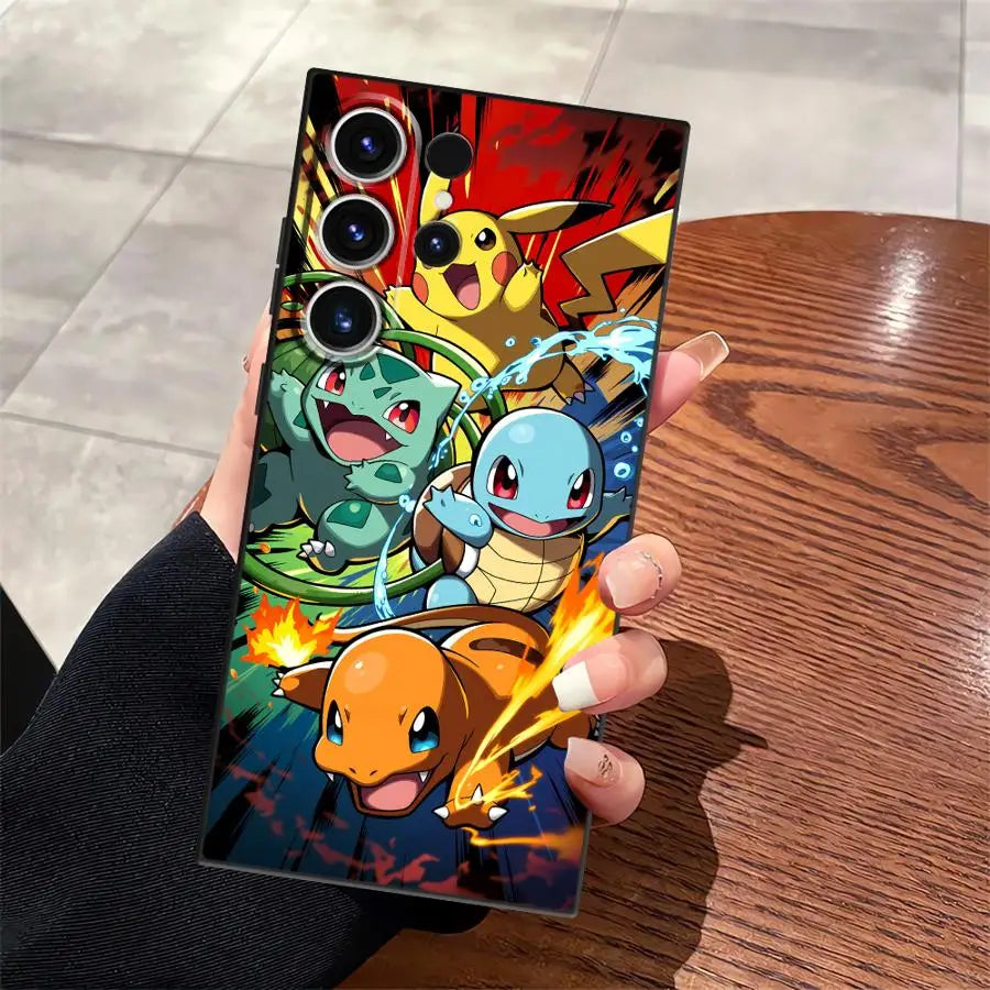 Cartoon Pokémon Phone Case for Samsung Galaxy – Cute Protective Cover for Fans