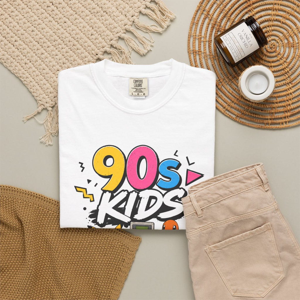 90s Kids Never Grow Up T-Shirt | Retro Nostalgia Graphic Tee