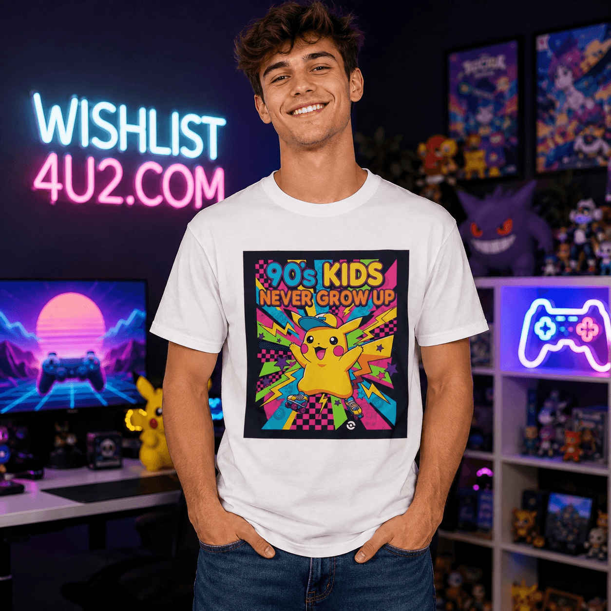 90s Kids Never Grow Up T-Shirt — Retro  Nostalgia Tee